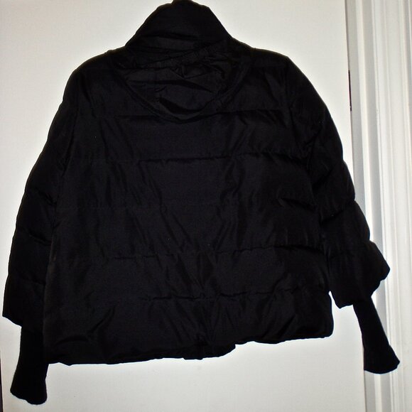 CALVIN KLEIN WOMEN'S  BLACK DOWN JACKET WITH HOOD SIZE L - Picture 4 of 7